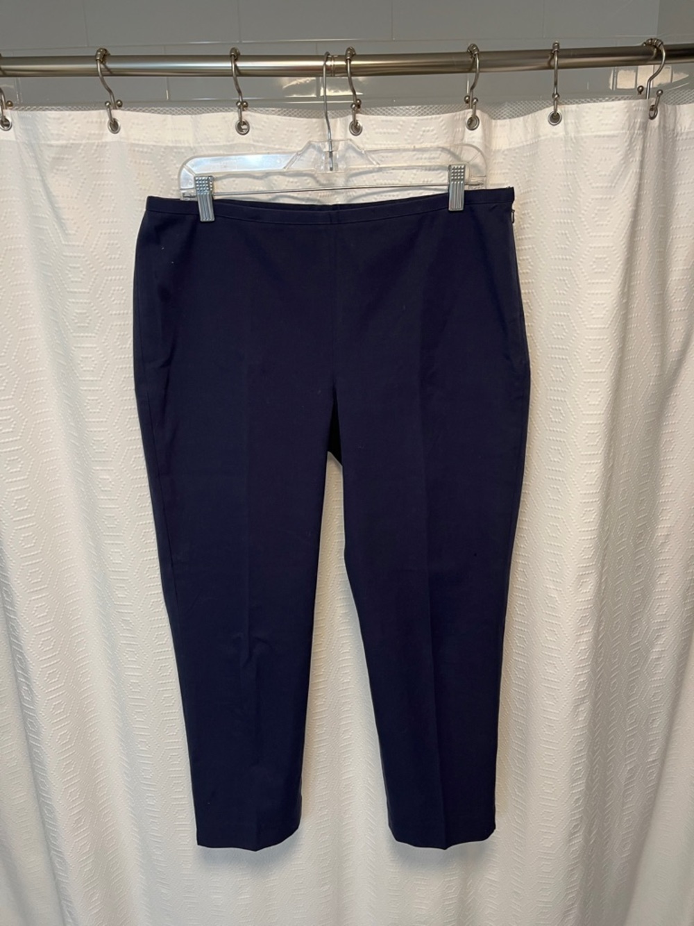 J.McLaughlin Navy Tailored Straight-Leg Pants